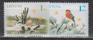 Литва 2004, Рождество, 2 марки